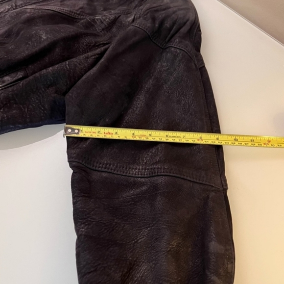Vintage Soft Leather Jacket- Sz. Lg - Picture 9 of 15